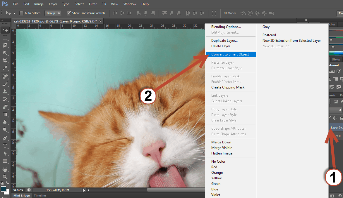 Как да редактираме smart filters във Photoshop?