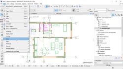 Разрези - обследване на модела на сградата и корекции на елементи.Показване на стълби и покриви в план