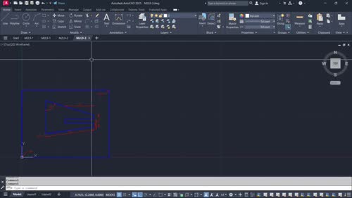 Упражнения с абсолютни и относителни координати за прецизно чертане