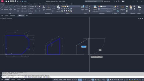 Чертане на сложни фигури с относителни координати и полярни ъгли