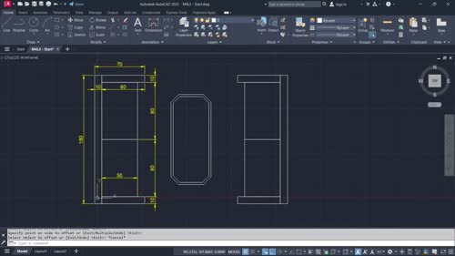 Заобляния (Fillet), скосявания (Chamfer) и успоредни копия (Offset)