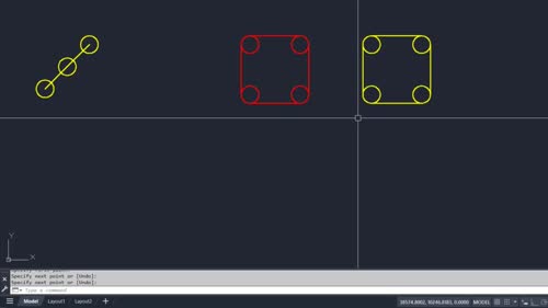 Прилепване към центрове и квадранти (Center и Quadrant)