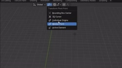 3D cursor и object origin
