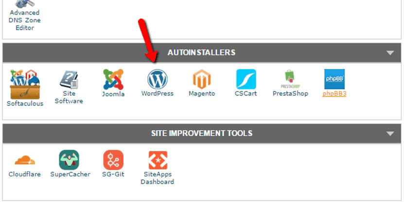 cPanel autoinstallers