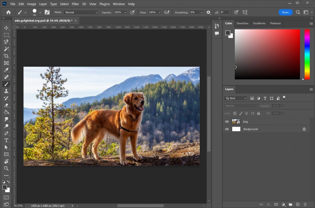 Photoshop интерфейс