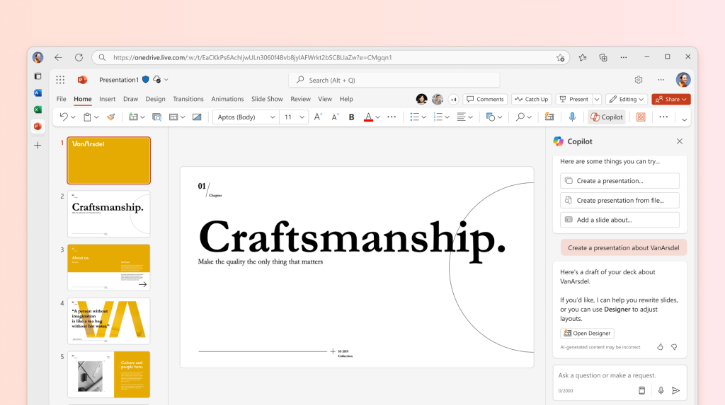 PowerPoint Copilot