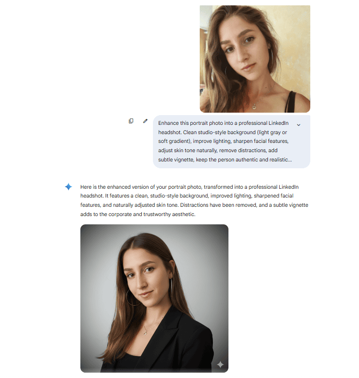 изображения с AI, професионална Linkedin снимка
