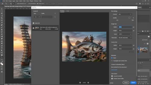 Създаване на сюрреалистична фотоманипулация с Generative Fill