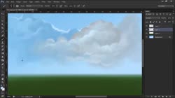 Как се рисуват облаци