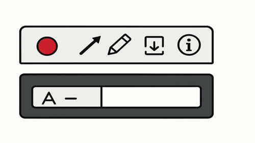 Бутон, бърза лента с инструменти и InfoCenter - бърз достъп до всичко важно